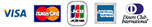 VISAとMaster、JCB、AMEX、Diners